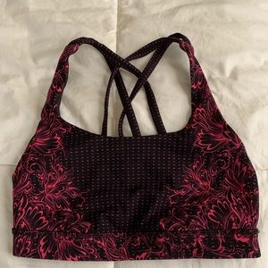 Lululemon floral Energy Bra